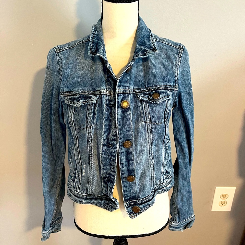 American Eagle Outfitters Blue Jean Jacket
